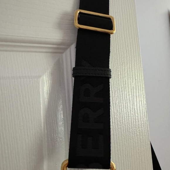 Burberry Medium Note Leather & Vintage Check Crossbody Bag - Picture 11 of 12